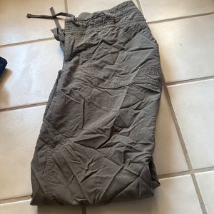dark mud green north face cargo pants